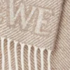 LOEWE-scarf i alpacka- och ullblandning Beige/Ecru