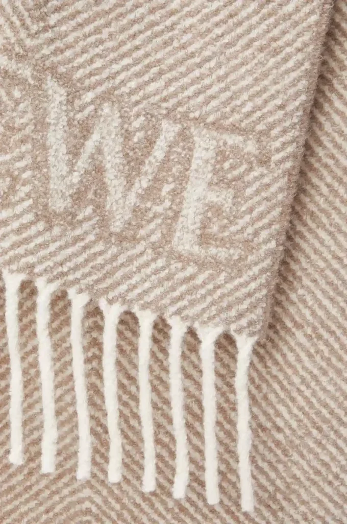 LOEWE-scarf i alpacka- och ullblandning Beige/Ecru