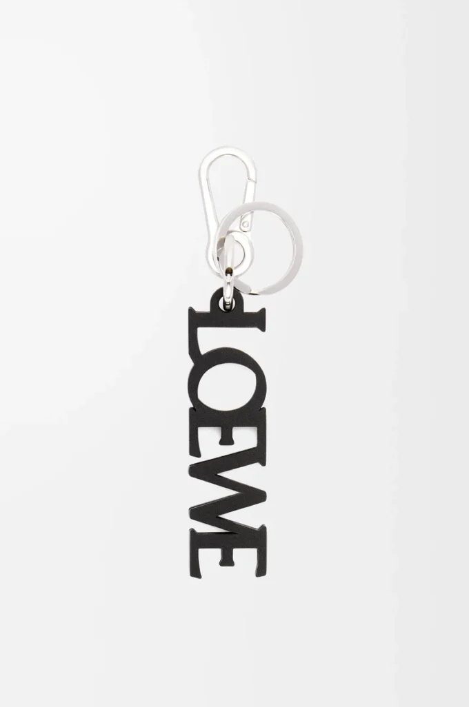 LOEWE Signaturberlock i slätt kalvskinn Svart LOEWE Signaturberlock i slätt kalvskinn Svart