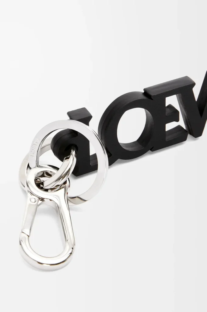 LOEWE Signaturberlock i slätt kalvskinn Svart LOEWE Signaturberlock i slätt kalvskinn Svart