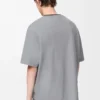 Löst sittande T-shirt i bomull Grå melange Löst sittande T-shirt i bomull Grå melange