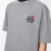Löst sittande T-shirt i bomull Grå melange Löst sittande T-shirt i bomull Grå melange