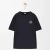 Löst sittande T-shirt i bomull Marinblå Löst sittande T-shirt i bomull Marinblå