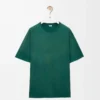 Löst sittande T-shirt i bomull Mörkgrön Löst sittande T-shirt i bomull Mörkgrön
