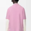 Löst sittande T-shirt i bomull Rosa Löst sittande T-shirt i bomull Rosa