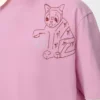 Löst sittande T-shirt i bomull Rosa Löst sittande T-shirt i bomull Rosa