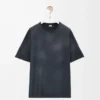 Löst sittande T-shirt i bomull Svart Löst sittande T-shirt i bomull Svart