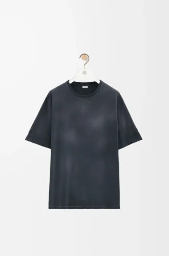 Löst sittande T-shirt i bomull Svart