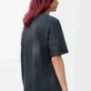 Löst sittande T-shirt i bomull Svart Löst sittande T-shirt i bomull Svart