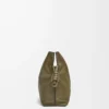 Medium Flamenco-clutch i nappa kalvskinn Dark Khaki Medium Flamenco-clutch i nappa kalvskinn Dark Khaki