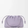 Medium Flamenco-väska i mjukt nappa-lammskinn, smutsig mauve Medium Flamenco-väska i mjukt nappa-lammskinn, smutsig mauve