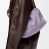 Medium Flamenco-väska i mjukt nappa-lammskinn, smutsig mauve Medium Flamenco-väska i mjukt nappa-lammskinn, smutsig mauve