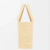 Medium LOEWE Font-väska i raffia, naturfärgad Medium LOEWE Font-väska i raffia, naturfärgad