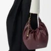 Medium Squeeze-väska i mjukt nappa-lammskinn, mörk burgundy Medium Squeeze-väska i mjukt nappa-lammskinn, mörk burgundy