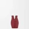 Mini Flamenco-clutch i nappa-kalvskinn Burnt Red Mini Flamenco-clutch i nappa-kalvskinn Burnt Red