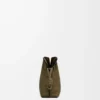 Mini Flamenco-clutch i nappa kalvskinn Dark Khaki Mini Flamenco-clutch i nappa kalvskinn Dark Khaki
