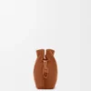 Mini Flamenco-clutch i nappa kalvskinn Squirrel