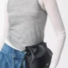 Mini Flamenco-clutch i nappa kalvskinn Svart Mini Flamenco-clutch i nappa kalvskinn Svart
