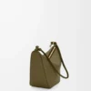 Mini Hammock hobo i klassiskt kalvskinn Dark Khaki Mini Hammock hobo i klassiskt kalvskinn Dark Khaki