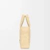 Mini LOEWE Font-väska i raffia, naturfärgad Mini LOEWE Font-väska i raffia, naturfärgad