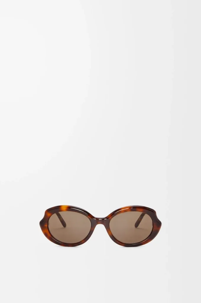 Mini Oval Slim solglasögon Havanna Mini Oval Slim solglasögon Havanna