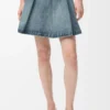 Minikjol i denim Tvättad denim Minikjol i denim Tvättad denim