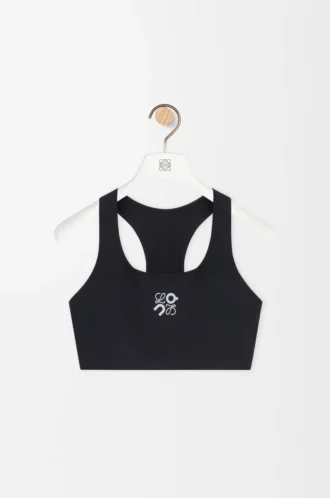 Mjuk bh i teknisk jersey, svart Mjuk bh i teknisk jersey, svart