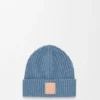 Mössa i kashmir Denim Blue