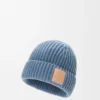 Mössa i kashmir Denim Blue