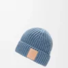 Mössa i kashmir Denim Blue
