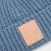 Mössa i kashmir Denim Blue