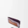 Myntkortfodral i mjukt kornat kalvskinn Dirty Mauve/Squirrel Myntkortfodral i mjukt kornat kalvskinn Dirty Mauve/Squirrel