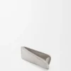 Myntkortfodral i satin kalvskinn Shell Grey Myntkortfodral i satin kalvskinn Shell Grey