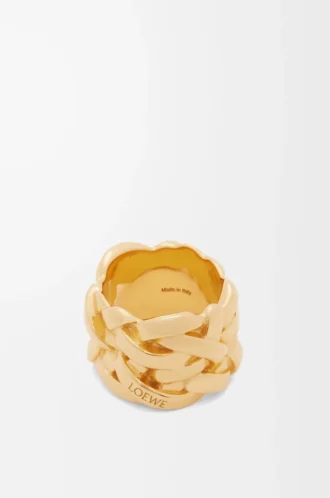 Nest-ring i sterlingsilver Guld