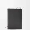 Notebook i kalvskinn med futuristisk kattmotiv Svart/Flerfärgad Notebook i kalvskinn med futuristisk kattmotiv Svart/Flerfärgad