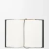 Notebook i kalvskinn med futuristisk kattmotiv Svart/Flerfärgad Notebook i kalvskinn med futuristisk kattmotiv Svart/Flerfärgad