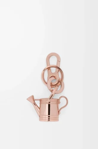 Nyckelring med vattenkanna i rosa guld