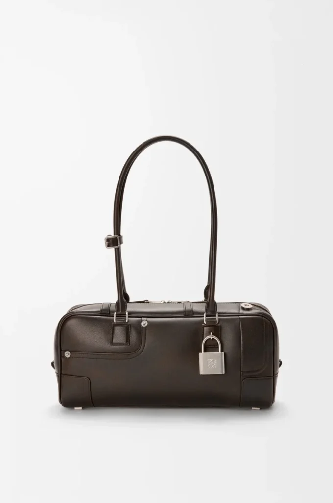 Panta Amazona 31 kort väska i glänsande kalvskinn Vintage Brown Panta Amazona 31 kort väska i glänsande kalvskinn Vintage Brown