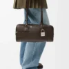 Panta Amazona 31 kort väska i glänsande kalvskinn Vintage Brown Panta Amazona 31 kort väska i glänsande kalvskinn Vintage Brown