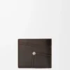 Panta bifold plånbok i glänsande kalvskinn Vintage Brown Panta bifold plånbok i glänsande kalvskinn Vintage Brown