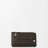 Panta myntkortshållare i glänsande kalvskinn Vintage Brown Panta myntkortshållare i glänsande kalvskinn Vintage Brown