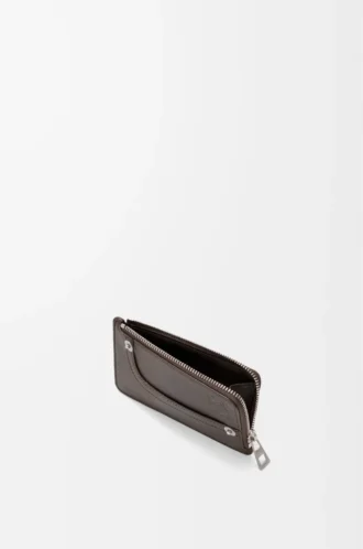 Panta myntkortshållare i glänsande kalvskinn Vintage Brown
