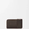 Panta myntkortshållare i glänsande kalvskinn Vintage Brown Panta myntkortshållare i glänsande kalvskinn Vintage Brown