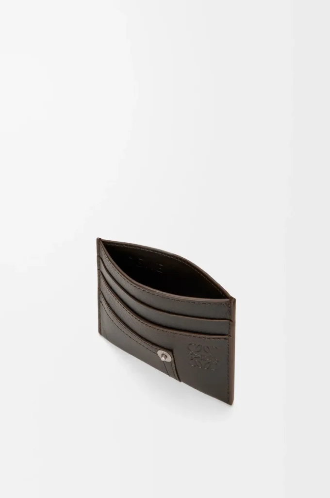Panta vanlig korthållare i glänsande kalvskinn Vintage Brown Panta vanlig korthållare i glänsande kalvskinn Vintage Brown