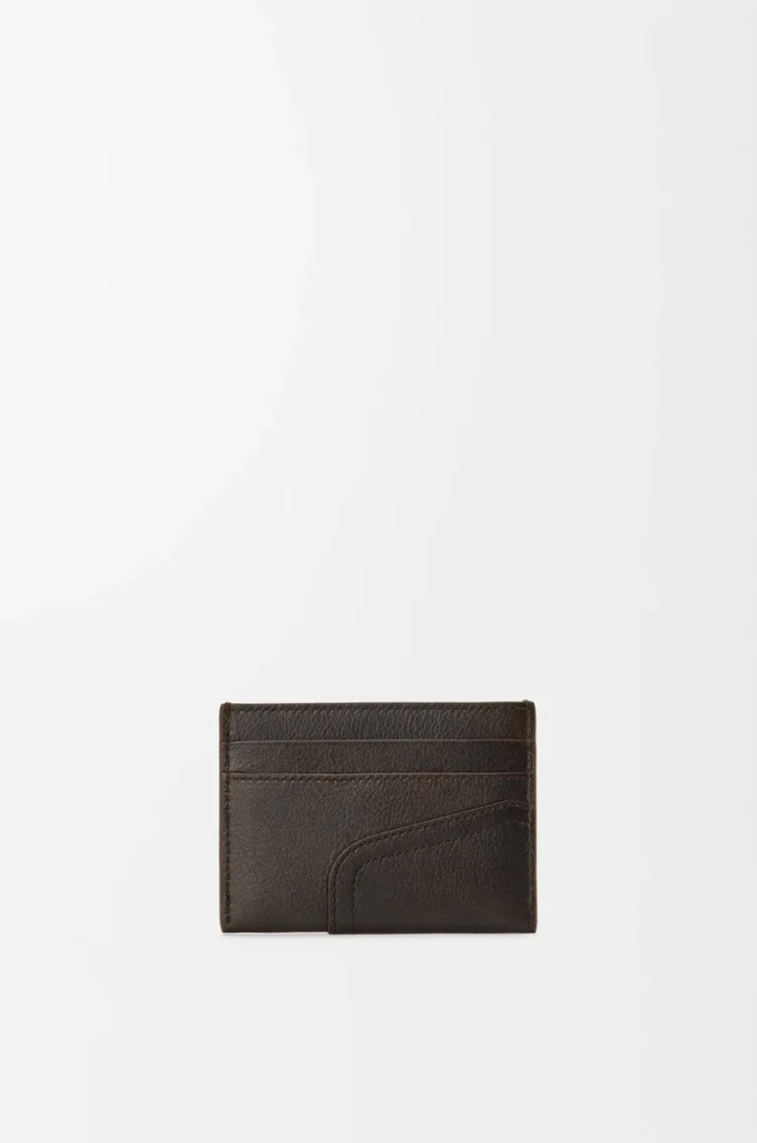 Panta vanlig korthållare i glänsande kalvskinn Vintage Brown Panta vanlig korthållare i glänsande kalvskinn Vintage Brown