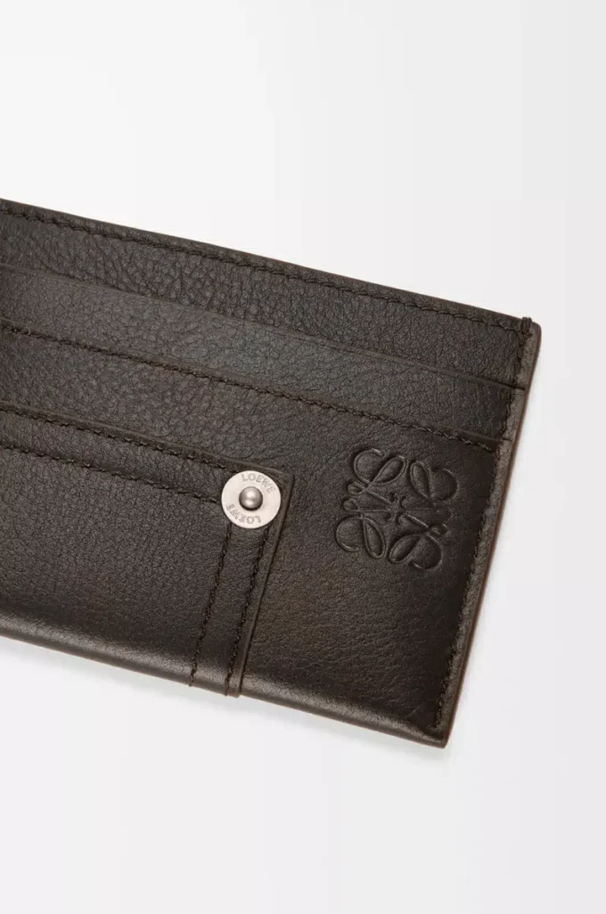 Panta vanlig korthållare i glänsande kalvskinn Vintage Brown Panta vanlig korthållare i glänsande kalvskinn Vintage Brown