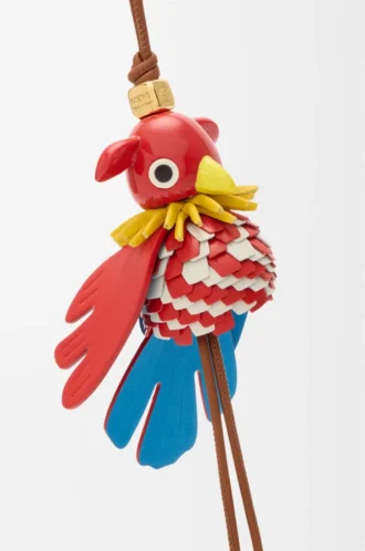 Parrot Puzz-berlock Tan/Röd