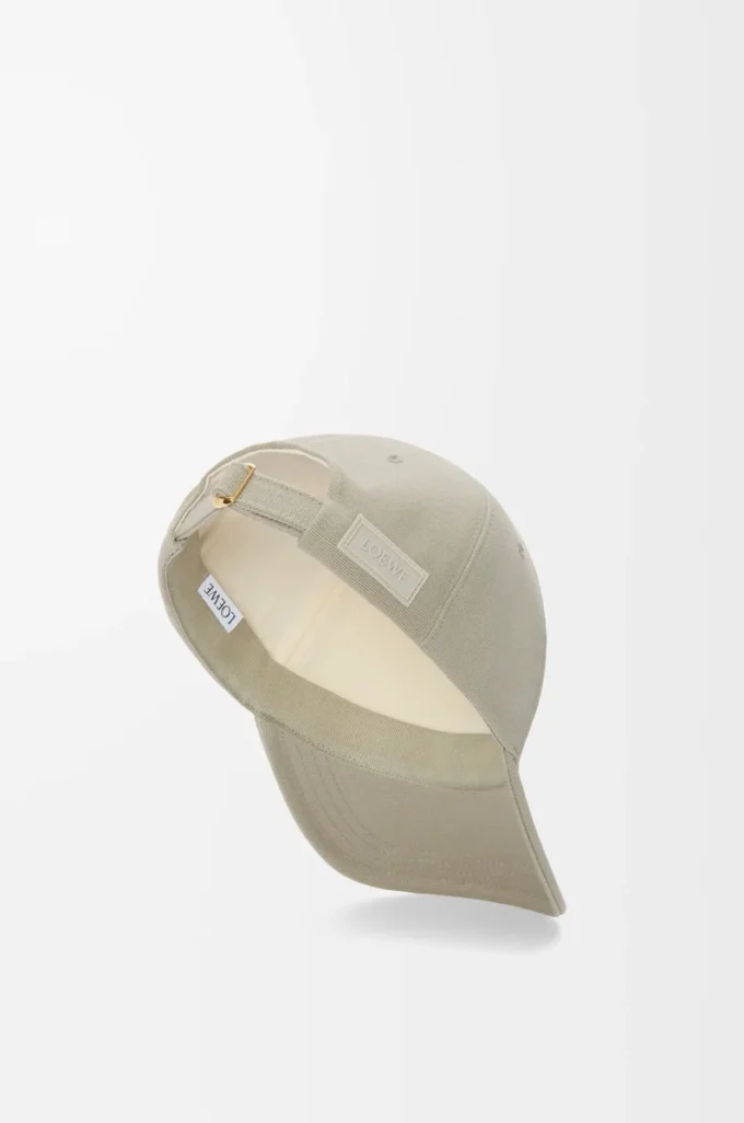 Patch-keps i canvas Shell Grey