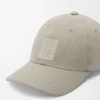 Patch-keps i canvas Shell Grey