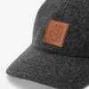 Patch-keps i ull Grå